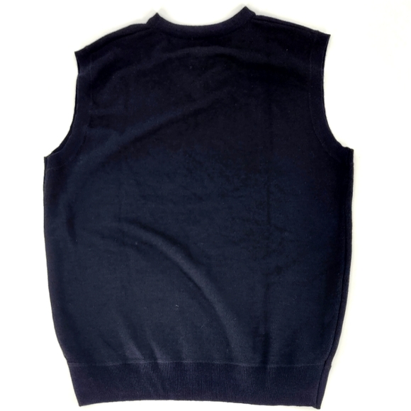 Mens navy blue sweater vest XL - Picture 2 of 2